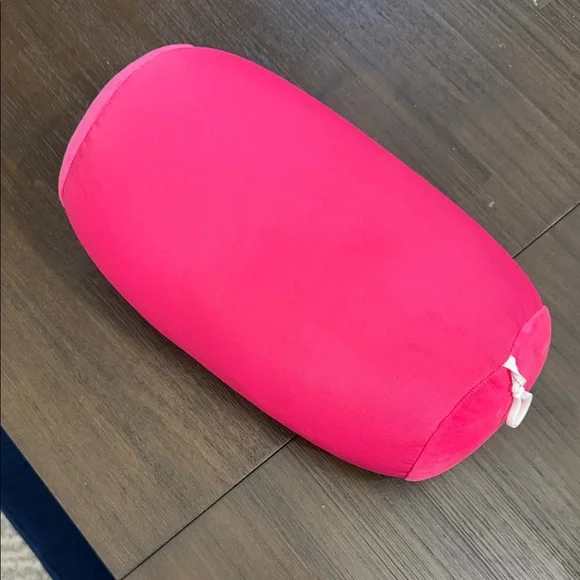 Hot Pink Bolster airport travel Pillow - Picture 1 of 1